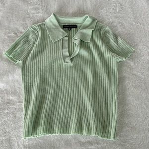 Girls - Crop collared top